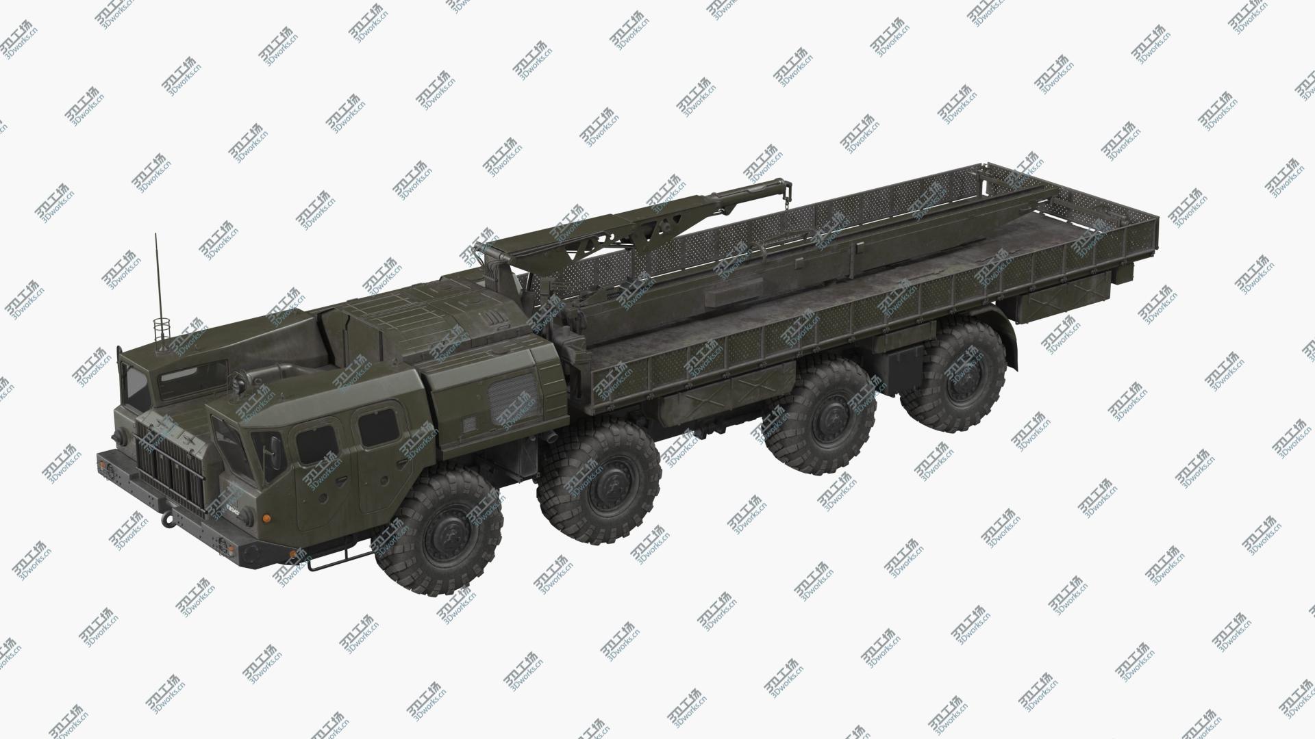 images/goods_img/202104093/MAZ 7310 Transport Vehicle with Crane Rigged 3D model/4.jpg